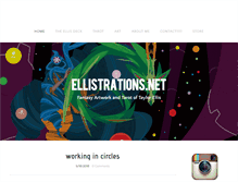 Tablet Screenshot of ellistrations.net